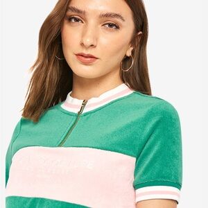 Juicy Tennis Microterry Pullover - Green